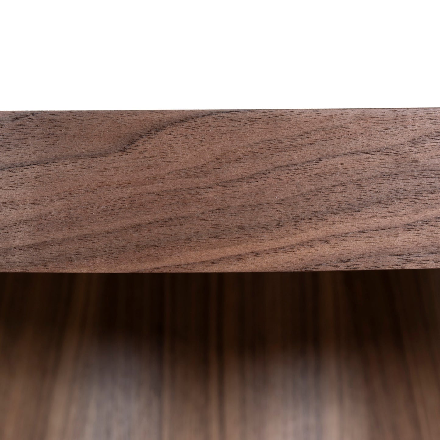 1.1m Round Coffee Table - Walnut