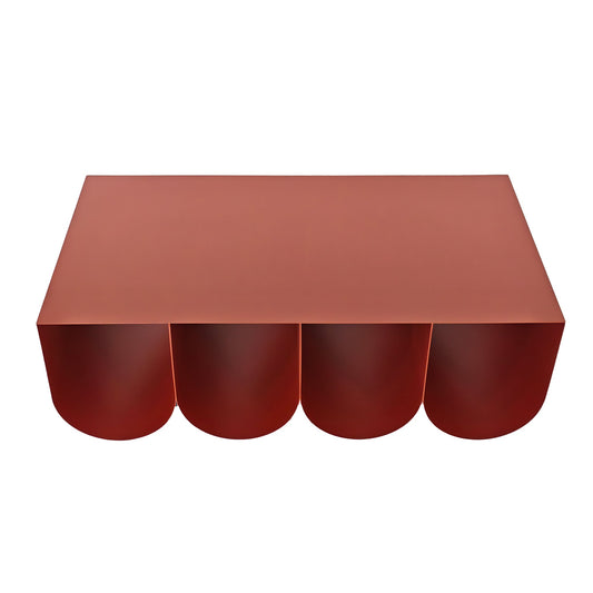1.1cm Coffee Table - Burgundy Red