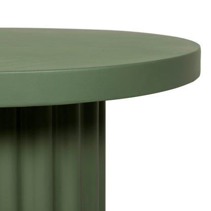 90cm Concrete Coffee Table - Green
