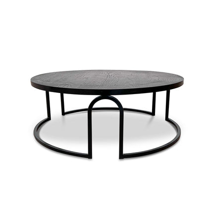 Oak Coffee Table - Full Black