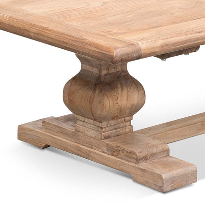 120cm Elm Coffee Table - Natural