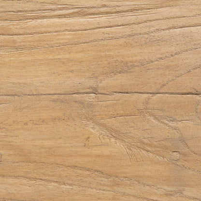 100cm Elm Round Coffee Table - Natural