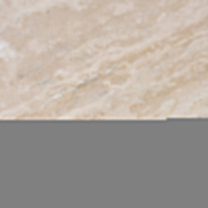 Travertine Marble 100cm Round Coffee Table - White Wash