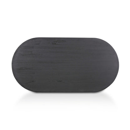 140cm Coffee table - Full Black