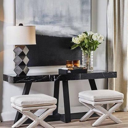 Candace Stool - Natural Linen