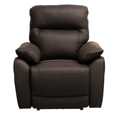 Aspect 3+1+1 Seater Leather Electric Recliner Sofa Set - Chocolate