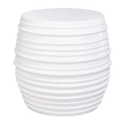 Casa Concrete Stool - White