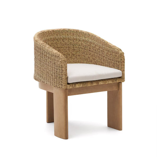 Chori Rattan Outdoor Dining Chair - Natural