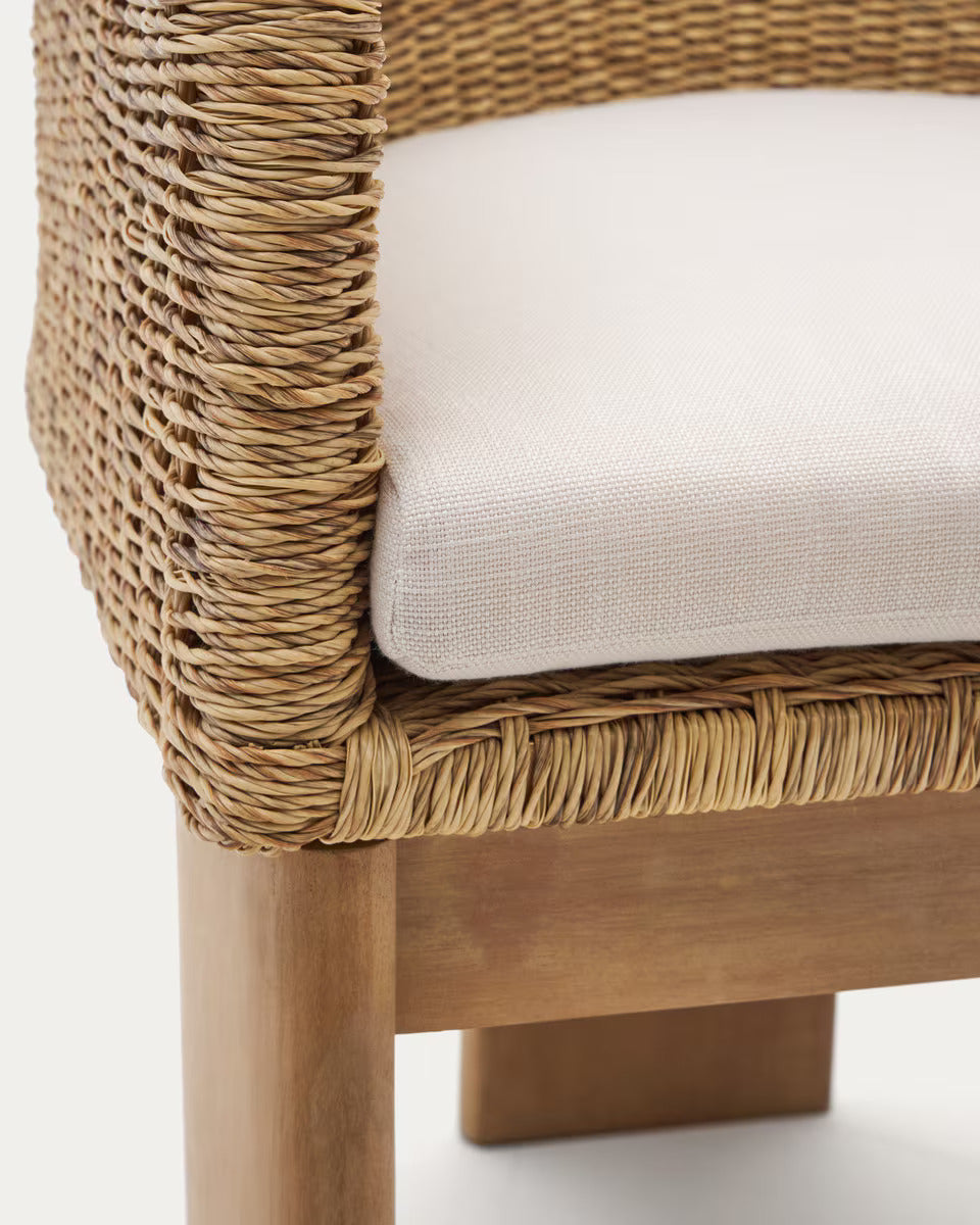 Chori Rattan Outdoor Dining Chair - Natural