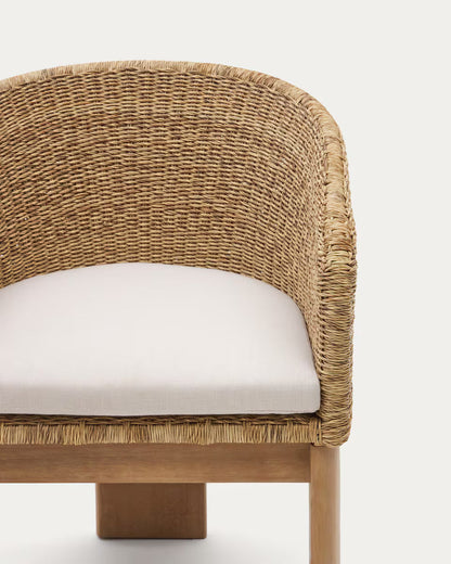 Chori Rattan Outdoor Dining Chair - Natural