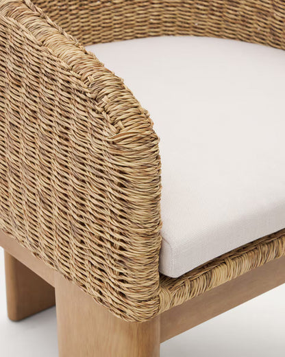 Chori Rattan Outdoor Dining Chair - Natural