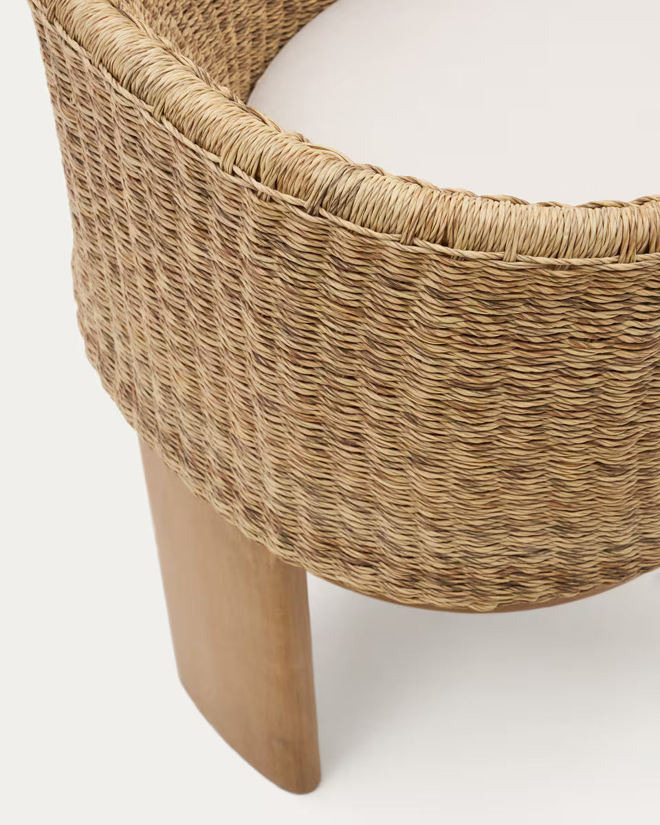 Chori Rattan Outdoor Dining Chair - Natural