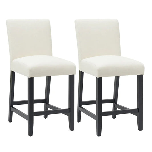 Christie Kitchen Stool Set of 2 - Off White