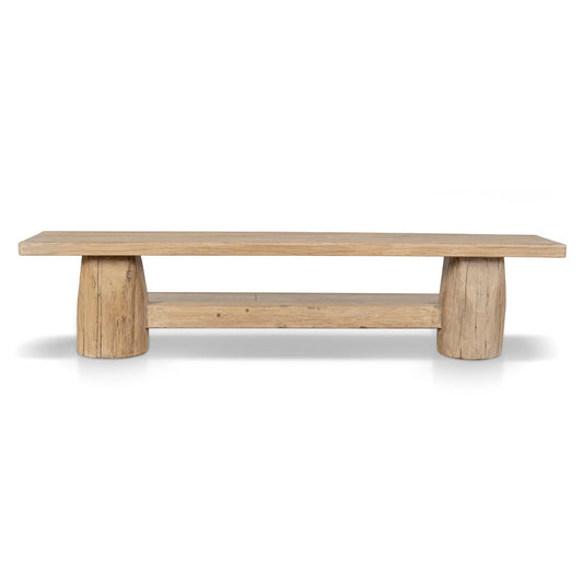 2.06m Elm Bench - Natural