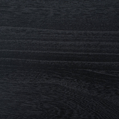 1.4m Elm Dining Bench - Full Black
