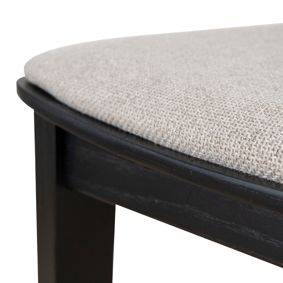 Davis Dining Chair – Black Timber, Grey Seat (Set of 2) – view 14