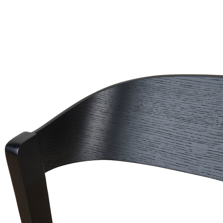 Davis Dining Chair – Black Timber, Grey Seat (Set of 2) – view 10