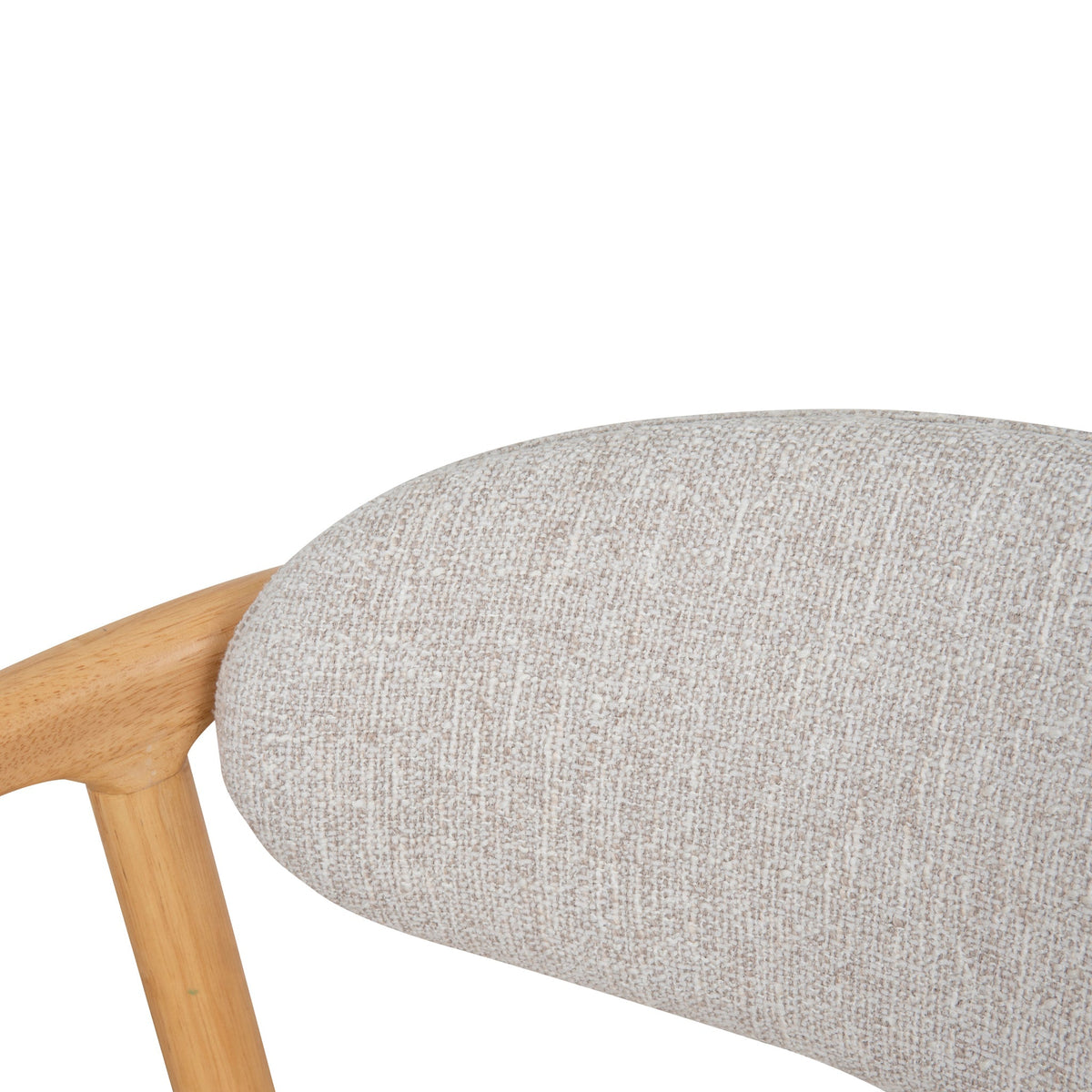 Harri Coastal Beige Dining Chair - Natural