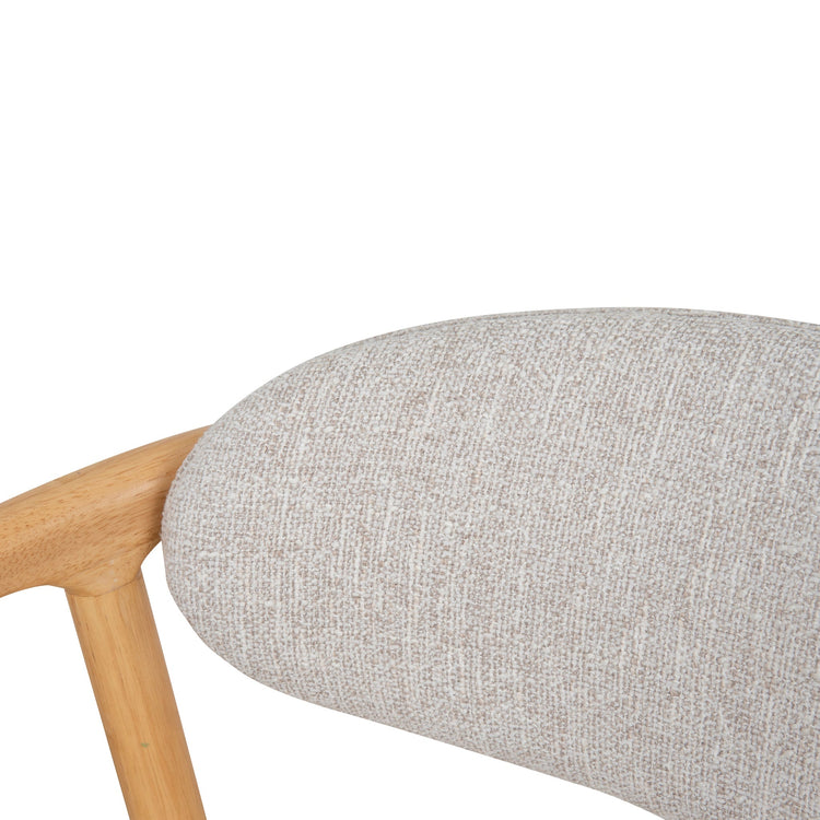 Harri Coastal Beige Dining Chair - Natural
