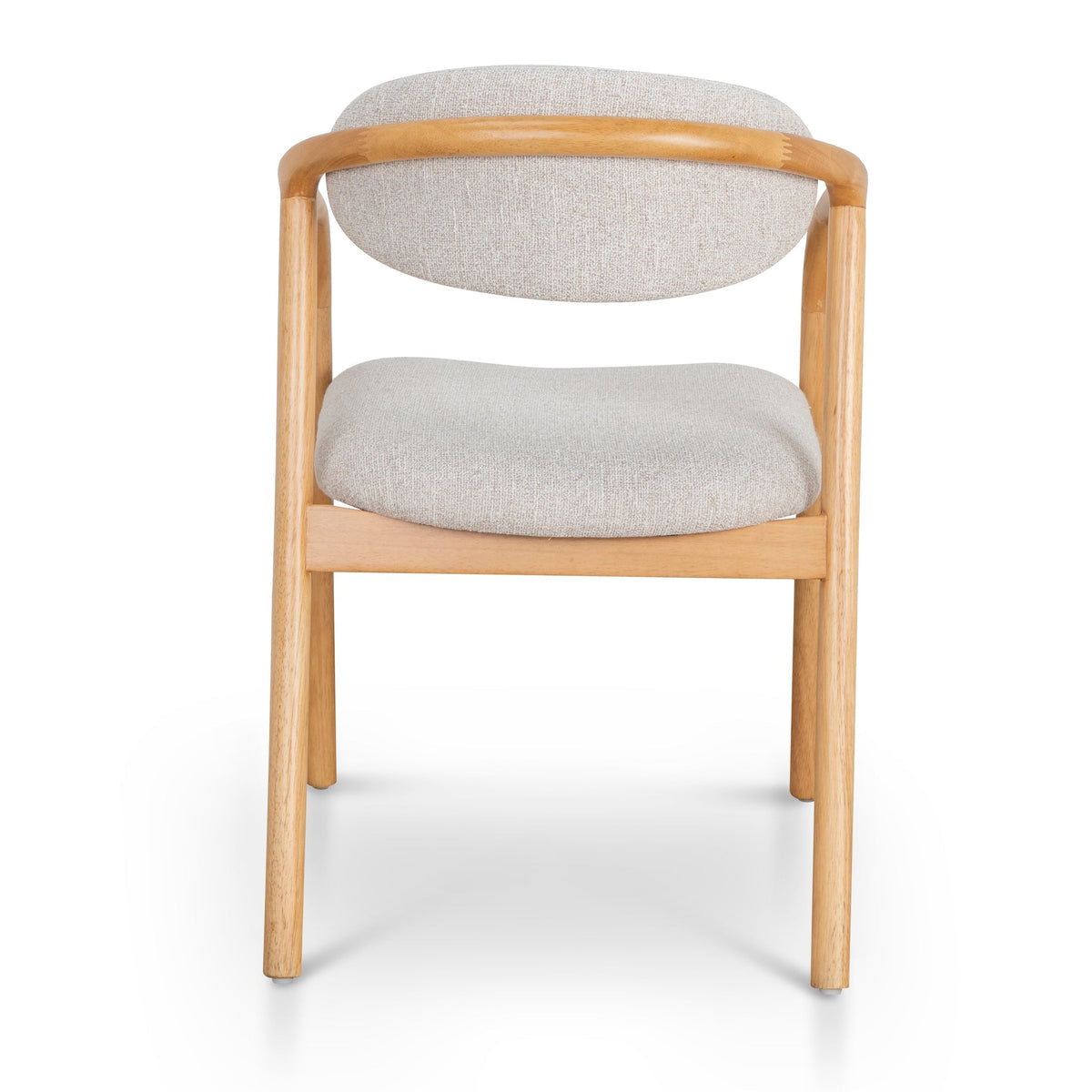 Harri Coastal Beige Dining Chair - Natural