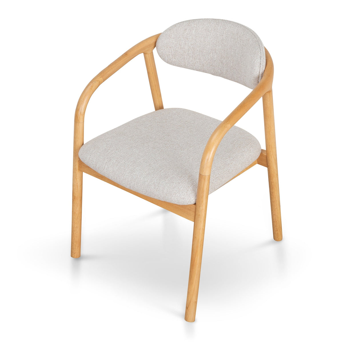 Harri Coastal Beige Dining Chair - Natural