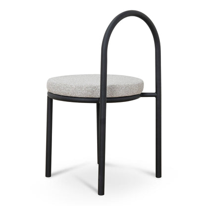 Black Dining Chair - Clay Grey (Set of 2)