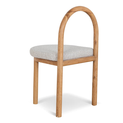 Natural Dining Chair - Clay Grey (Set of 2)