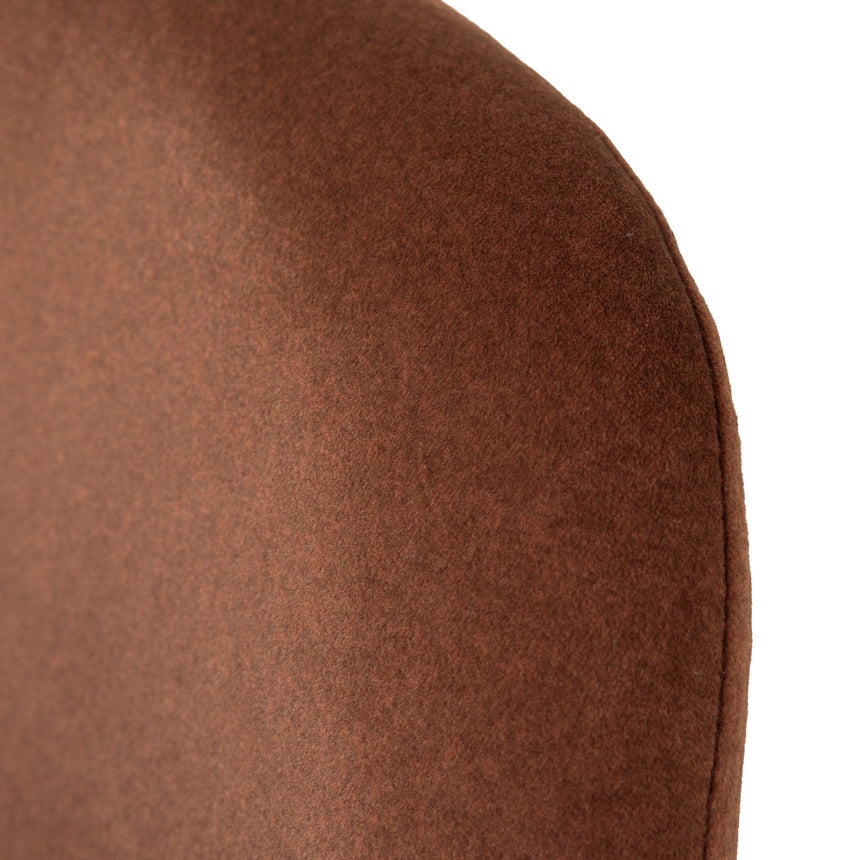 Black Dining Chair - Red Bronze Seat (Set of 2)