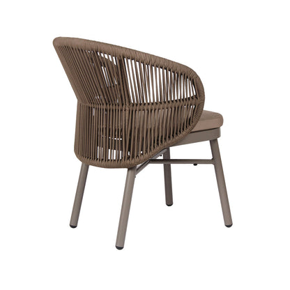 Beige Outdoor Dining Chair - Brown (Set of 2)