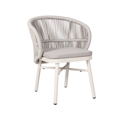Sand White Outdoor Dining Chair - Light Grey (Set of 2)