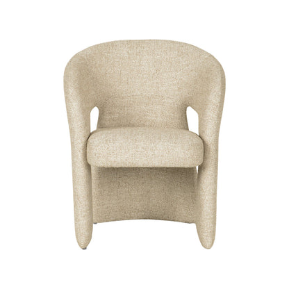 Fabric Dining Chair - Pale Beige