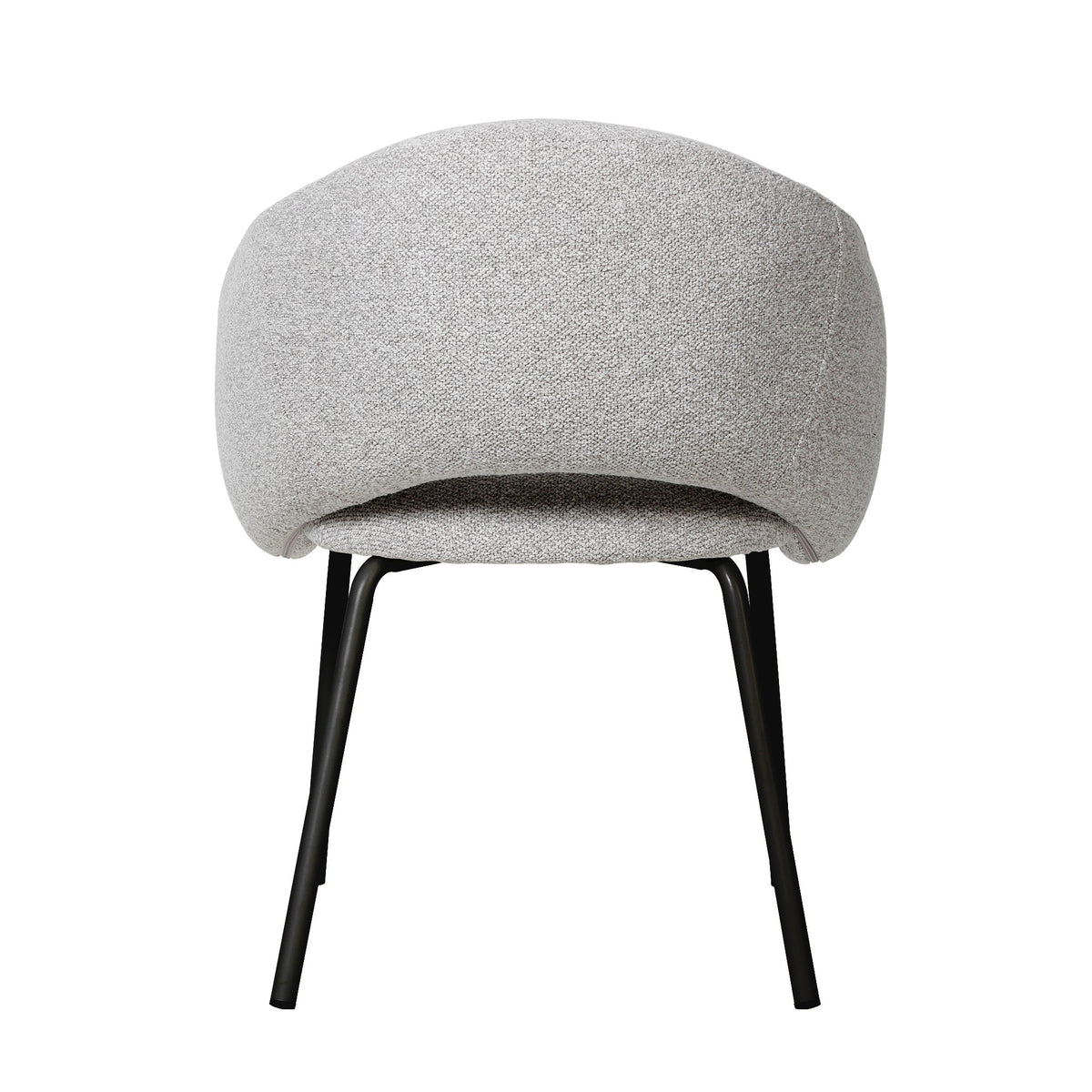 Sora Dining Chair – Black Frame, Clay Grey (Set of 2) – view 7