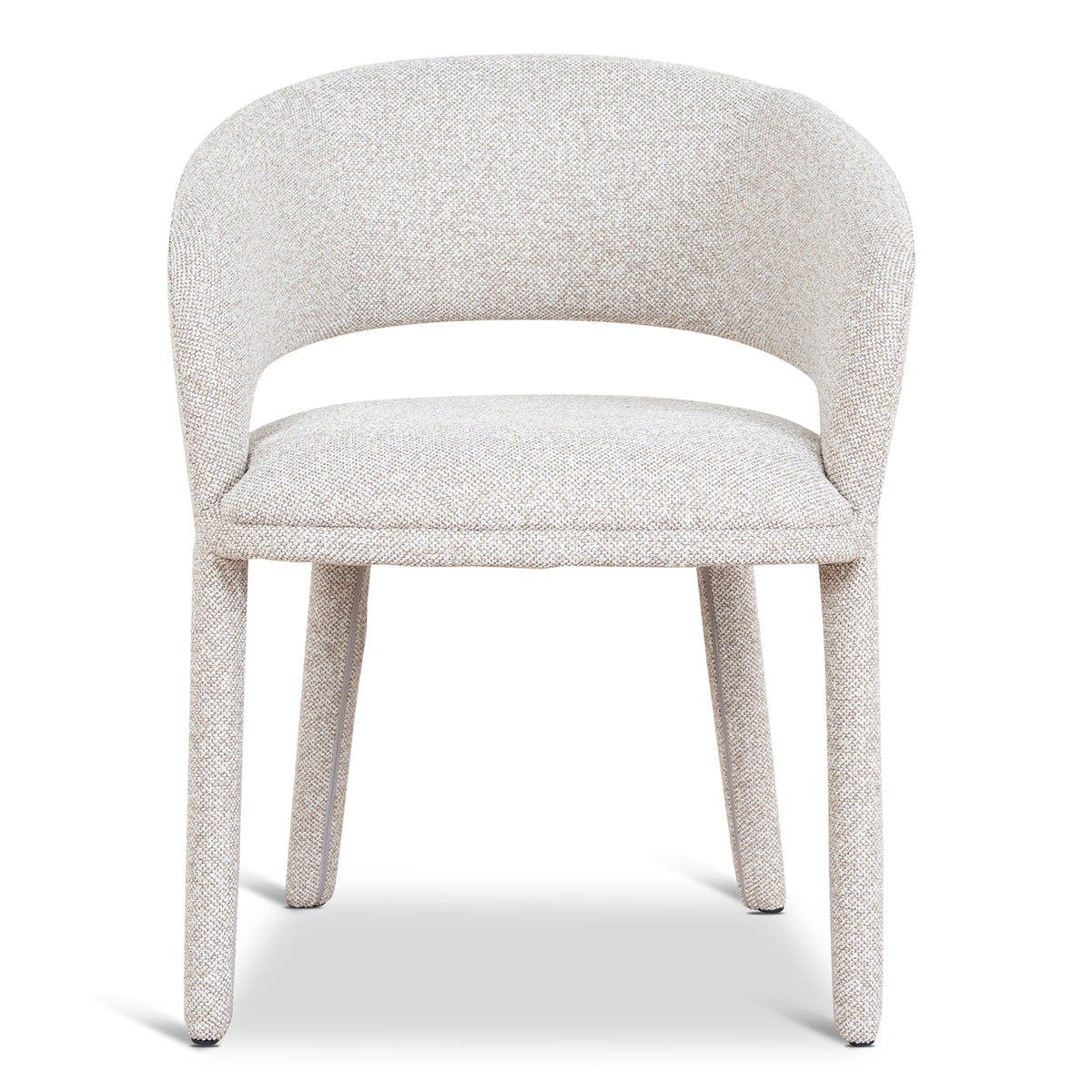 Matteo Dining Armchair – Clay Beige – view 2