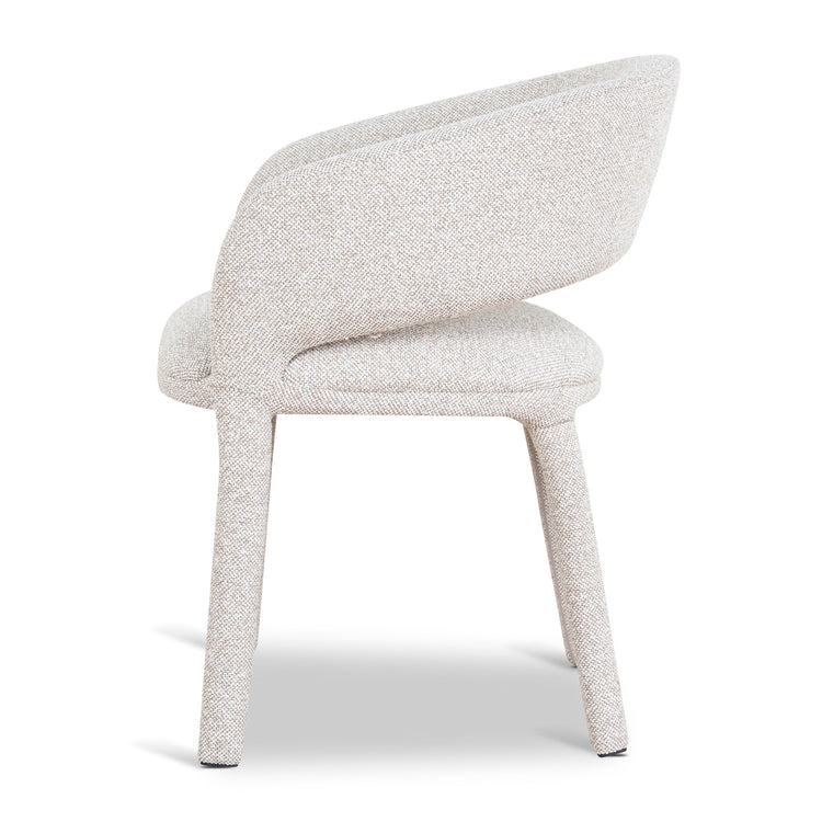 Matteo Dining Armchair – Clay Beige – view 3