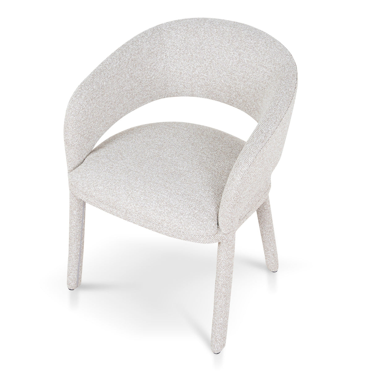 Matteo Dining Armchair – Clay Beige – view 6