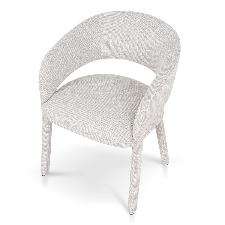 Matteo Dining Armchair – Clay Beige – view 6