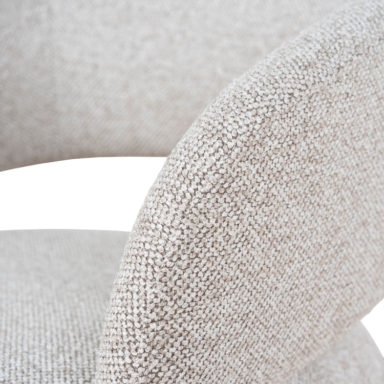 Matteo Dining Armchair – Clay Beige – view 8