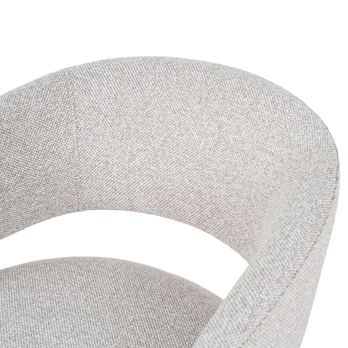Matteo Dining Armchair – Clay Beige – view 7