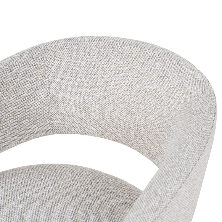 Matteo Dining Armchair – Clay Beige – view 7