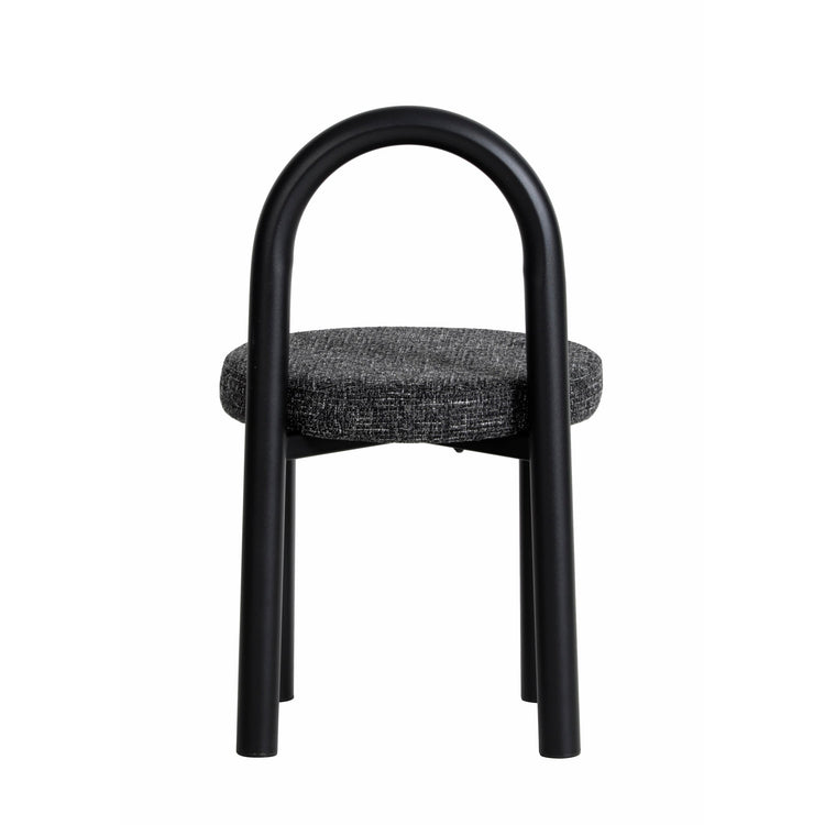 Luzia Dining Chair – Black Frame, Field Charcoal (Set of 2) – view 7