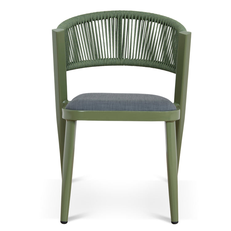Marzella Outdoor Dining Chair – Army Green (Set of 2) – view 3