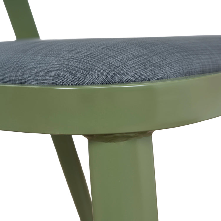 Marzella Outdoor Dining Chair – Army Green (Set of 2) – view 12