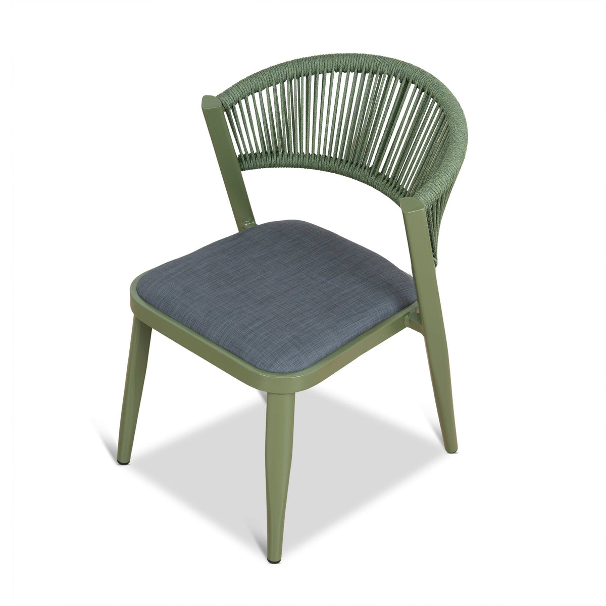 Marzella Outdoor Dining Chair – Army Green (Set of 2) – view 8