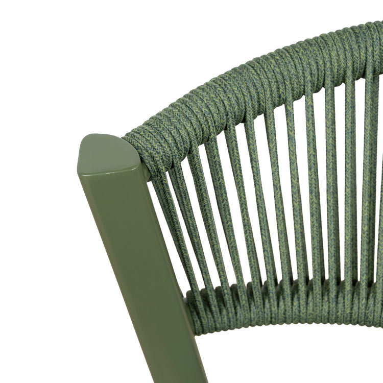 Marzella Outdoor Dining Chair – Army Green (Set of 2) – view 9