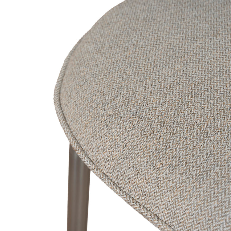 Axel Chrome Dining Chair – Henry Beige (Set of 2) – view 11