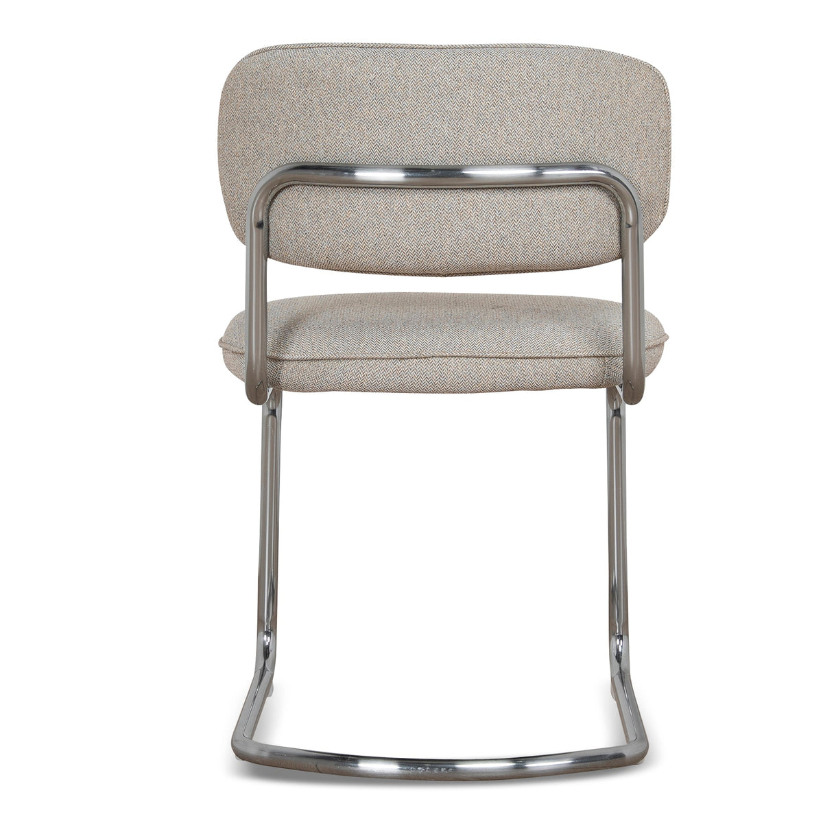 Axel Chrome Dining Chair – Henry Beige (Set of 2) – view 6