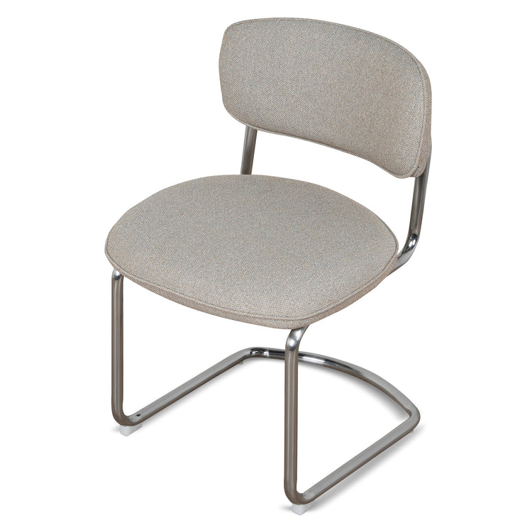 Axel Chrome Dining Chair – Henry Beige (Set of 2) – view 7