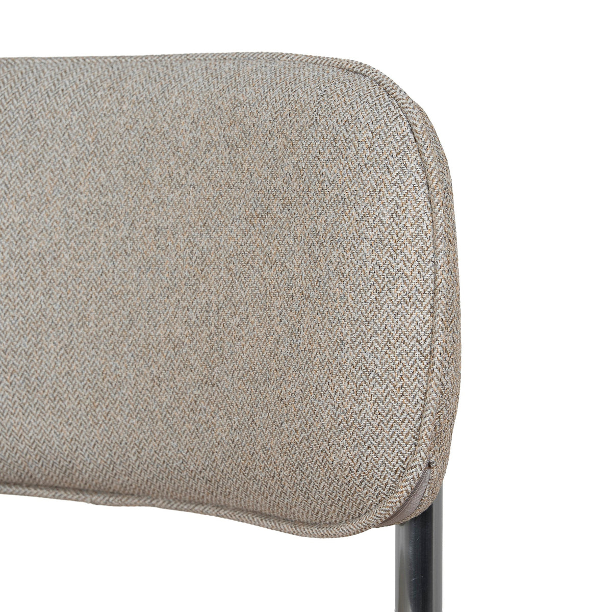 Axel Chrome Dining Chair – Henry Beige (Set of 2) – view 9
