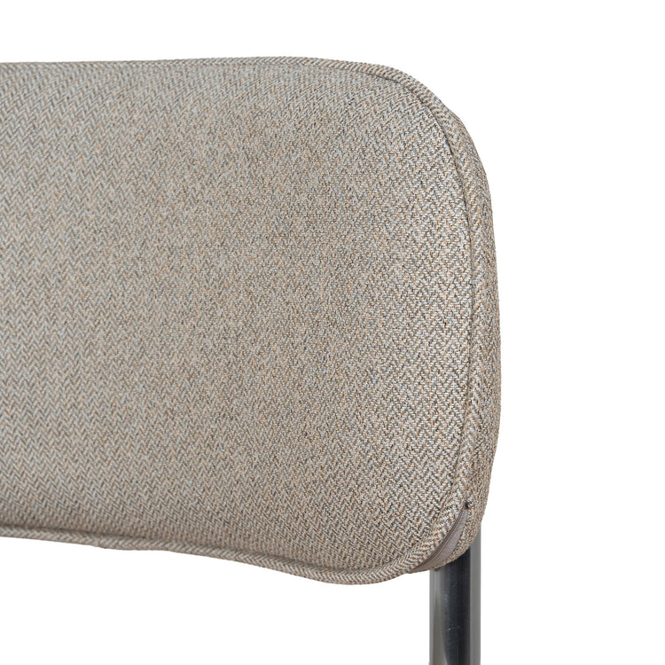 Axel Chrome Dining Chair – Henry Beige (Set of 2) – view 9