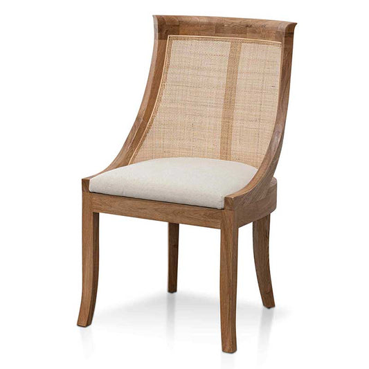 Ex Display - Arla Dining Chair - Light Beige